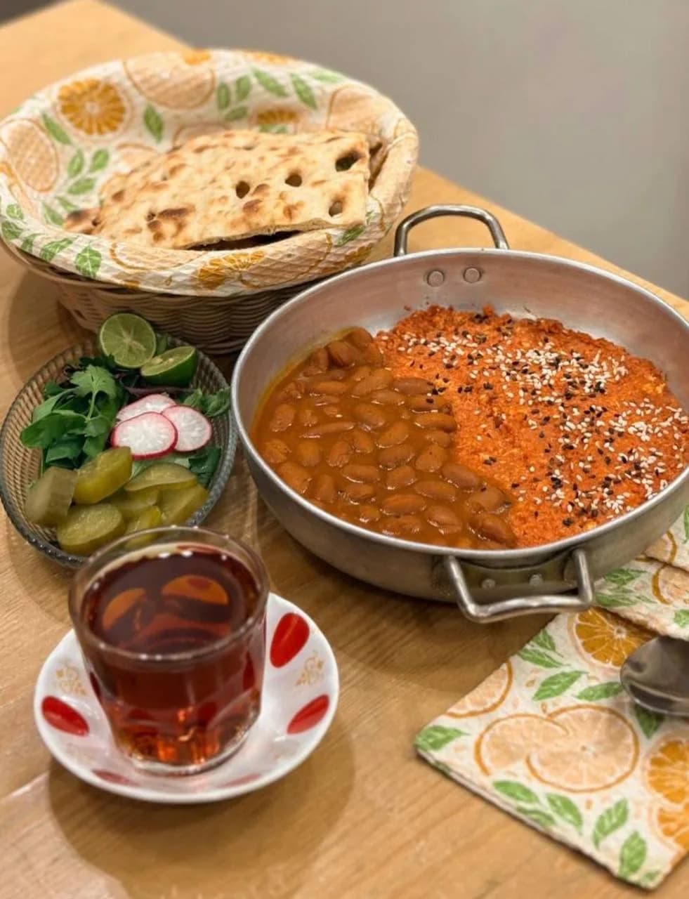 املت شاپوری+چای
