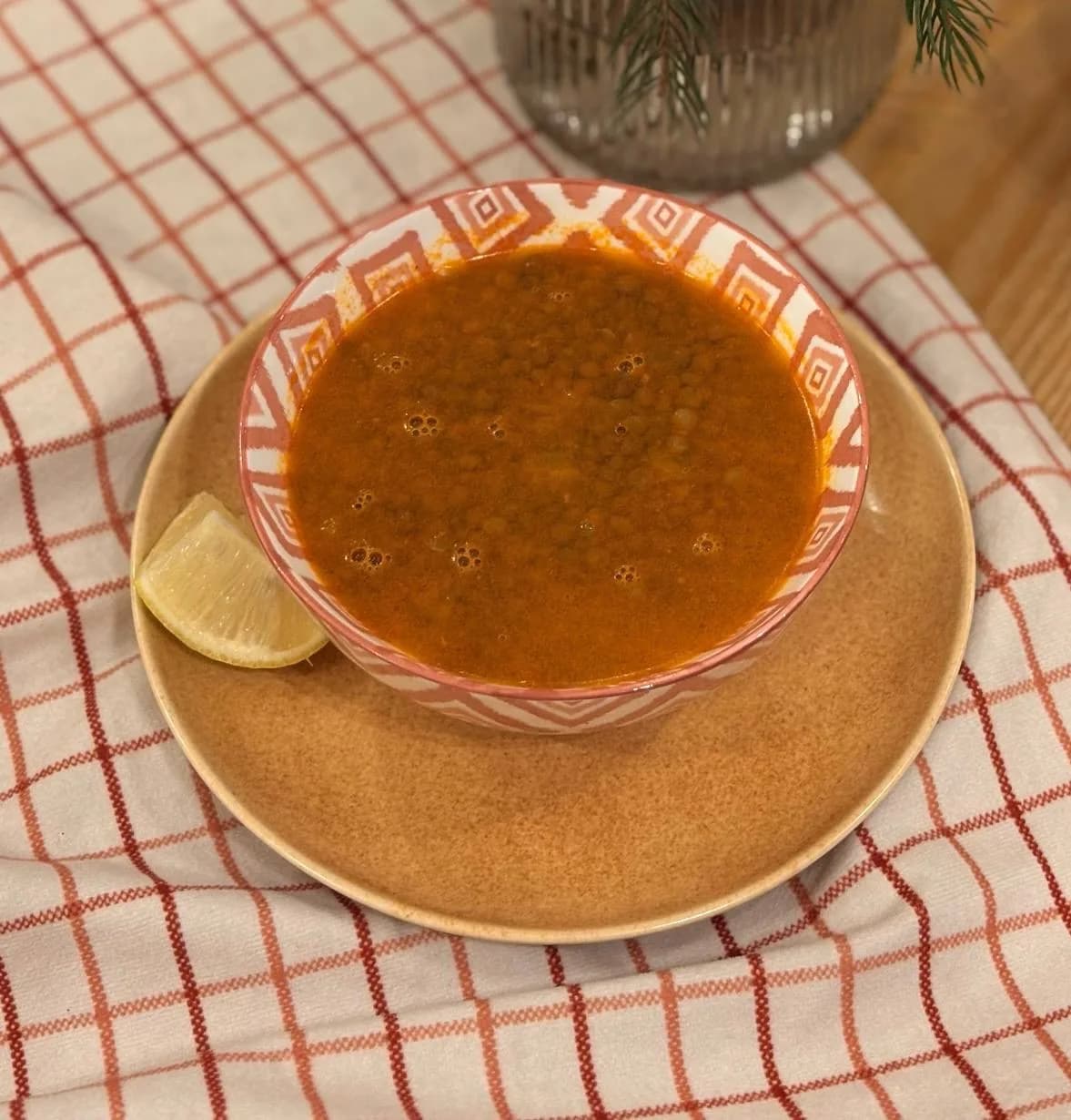 عدسی+چای